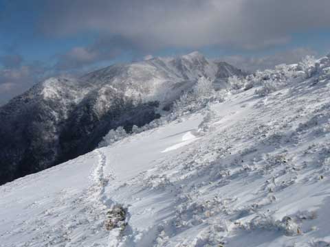 西熊山登り途中