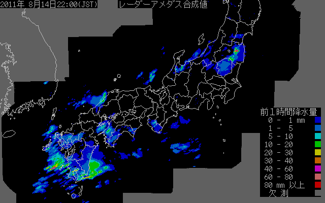 降水24時間変化図
